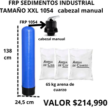 KIT SEDIMENTOS TAMAÑO XXL  INDUSTRIAL POZO