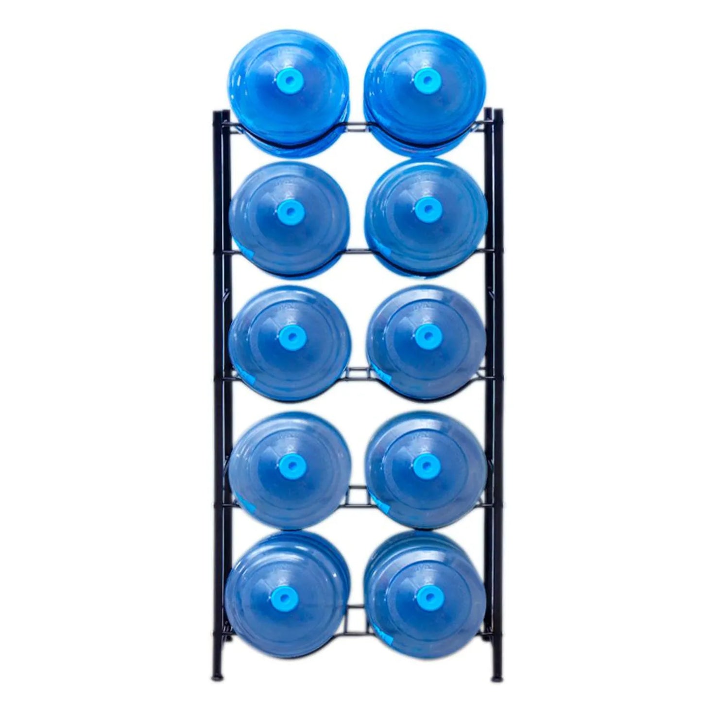 RACK 10 BIDONES NEGRO