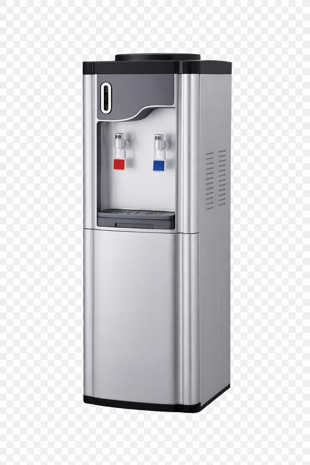 DISPENSADOR PEDESTAL COMPRESOR gris